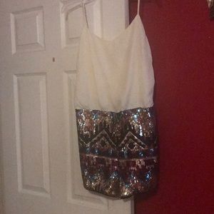 Boutique romper sequined shorts. NWOT